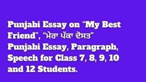 my friend essay in punjabi