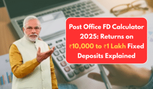 Post Office FD Calculator 2025: Returns on ₹10,000 to ₹1 Lakh Fixed Deposits Explained
