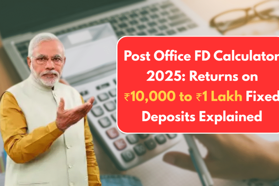Post Office FD Calculator 2025: Returns on ₹10,000 to ₹1 Lakh Fixed Deposits Explained