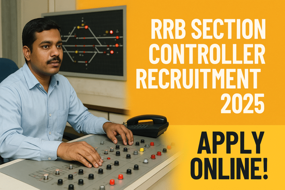 RRB Section Controller Recruitment 2025 Apply Online for 368 Vacancies – Notification Out Now!