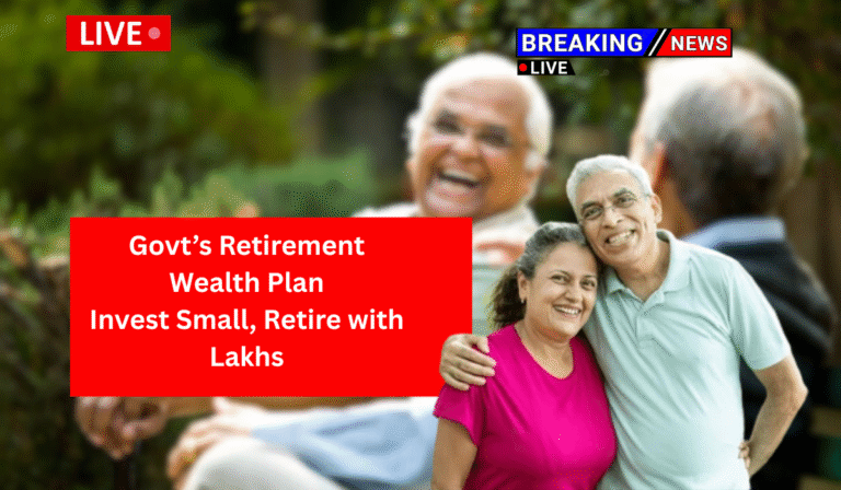 Govt’s Retirement Wealth Plan: Invest Small, Retire with Lakhs