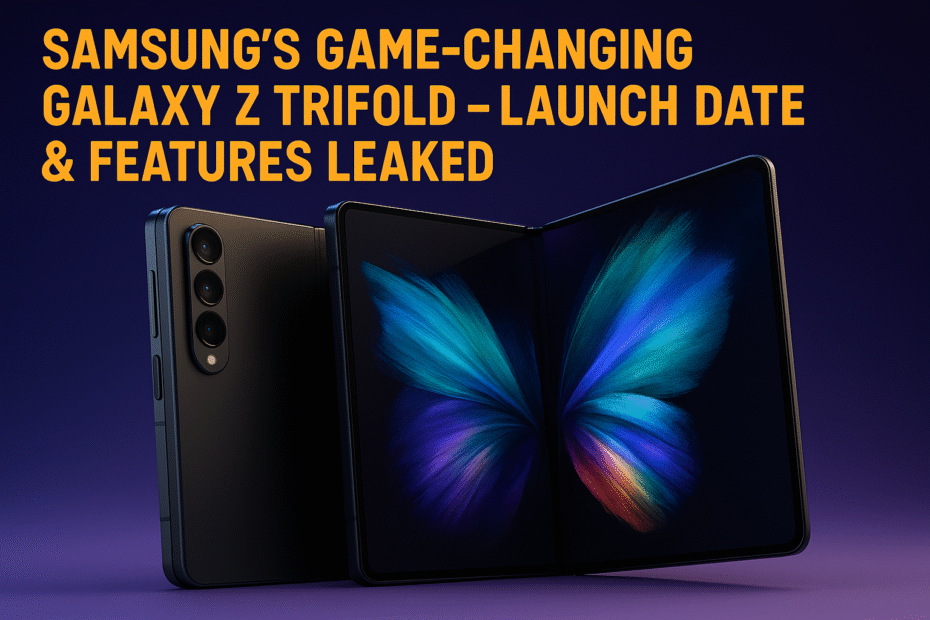 Samsung’s Game-Changing Galaxy Z TriFold – Launch Date & Features Leaked!